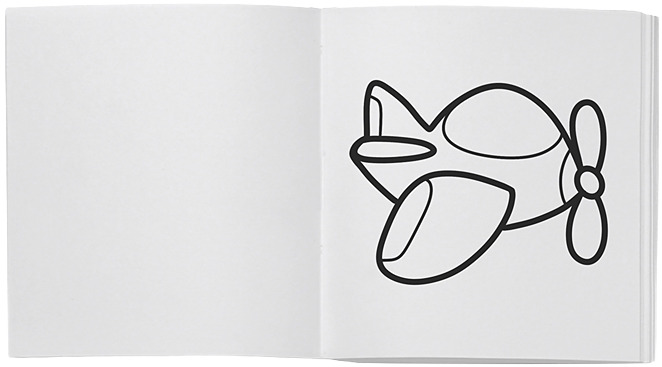 Dibujo de un avión