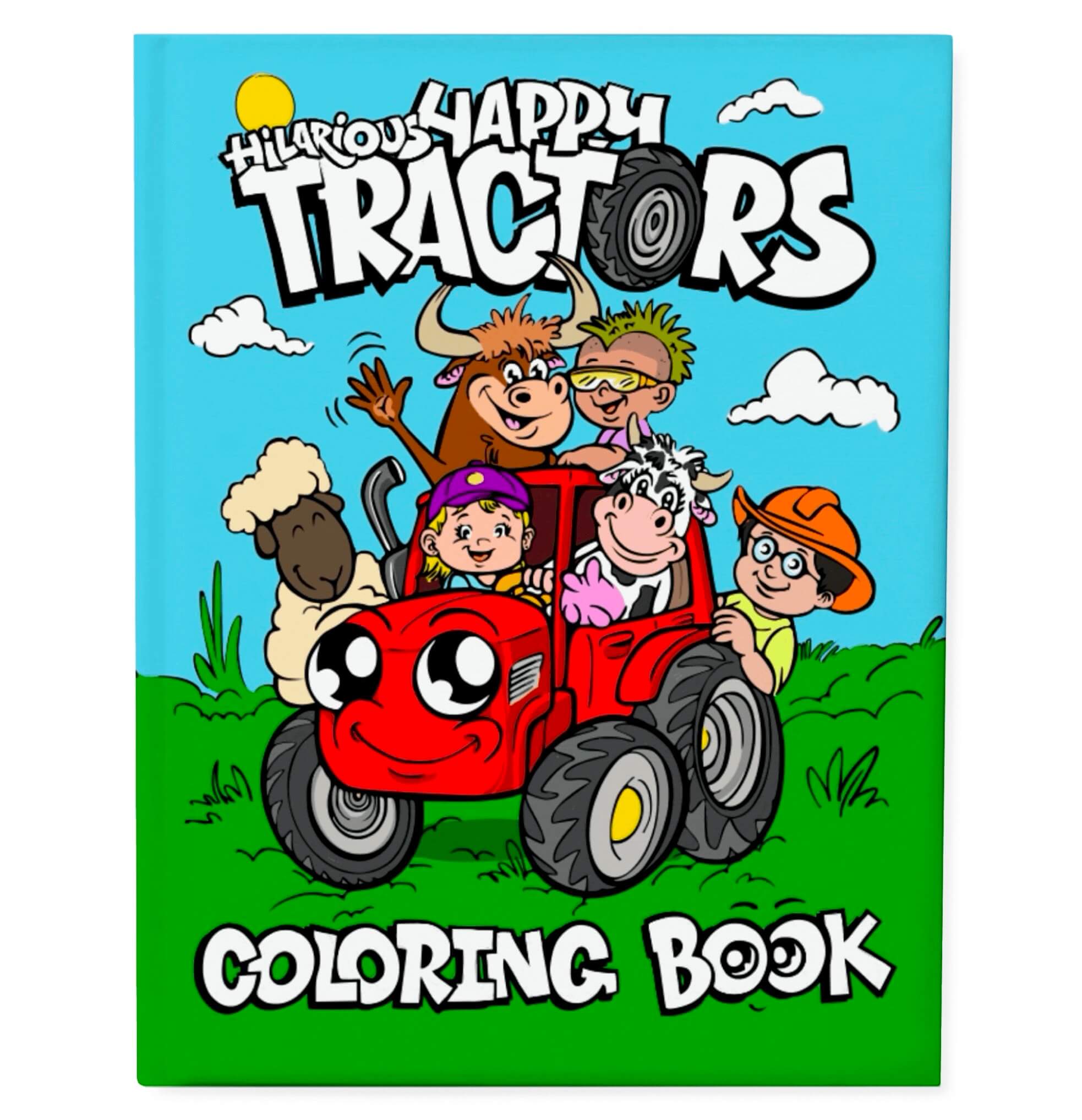 Portada de Hilarious happy tractors